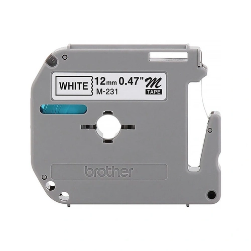 Fita Brother Branca Para Rotuladores 12mm x 8m - M231
