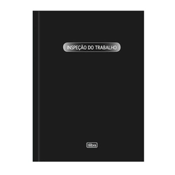 Livro Inspeção Do Trabalho Capa Dura Preto 100 Folhas Tilibra