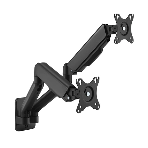 Suporte de Parede Articulado C/ Mola Mecanica para 2 Monitores de 17 a 32 - Plmsm05a