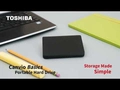 Hd Externo Toshiba 1tb Canvio Basics Preto Fosco -  Hdtb510xk3aa