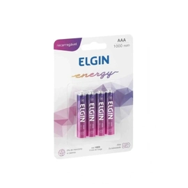 Pilha Recarregavel Aaa 1000mah 1,2v C/4 82171 Elgin