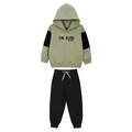 Conjunto Recortes com Capuz e Calça Moletom Lik Kids - Masculino