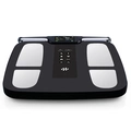 Balança Inteligente Bioimpedância Digital Corporal Relaxshop Bio Ultra Preta c/ Eletrodos – 55 Análises, Bluetooth
