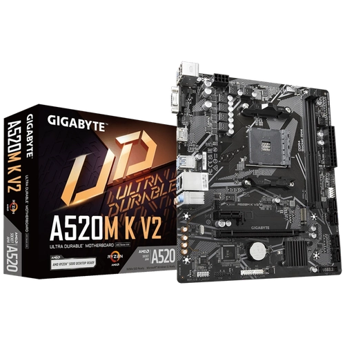 Placa Mãe AM4 Gigabyte A520M-K V2