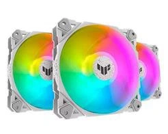 Kit Com 3 Cooler P/ Gabinete Asus Tuf Gaming Tf120 120mm Argb Branco - 90da0033-b00030
