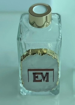 vidro difusor com logo em pedra natural - Logo alto relevo inicial ou desenho