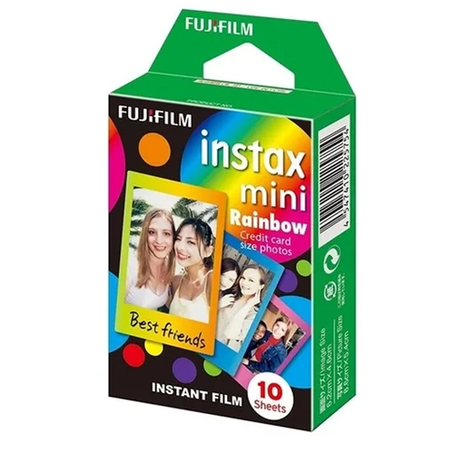 Filme Instantâneo Instax Mini 10 Poses - Rainbow