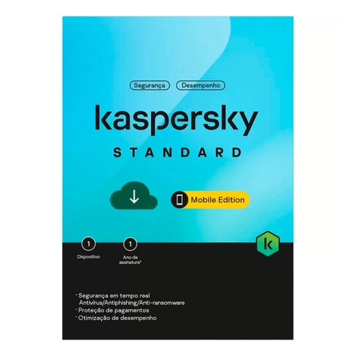 Antivírus Kaspersky Standard Mobile 1 Dispositivo 1 Ano - Kl1048kdafs
