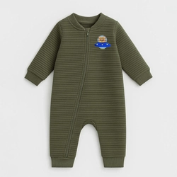 Macacão Matelassê Ursinho na Nave- Masculino