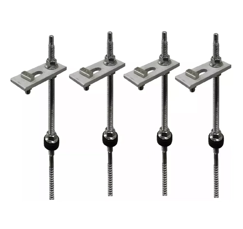 Kit 8 Parafusos Estrutura Painel Solar Fibro Madeira 20 Cm