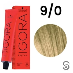Schwarzkopf Igora Royal Coloração 9/0 Louro Extra Claro Natural 60ml