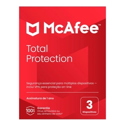 Total Protection Mcafee 3 Dispositivos 12 Meses - Mtp31bam3mti