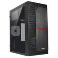 Gabinete Gamer Vinik Plate Lateral Acrílico Com 2 Fans - Ggpacbk