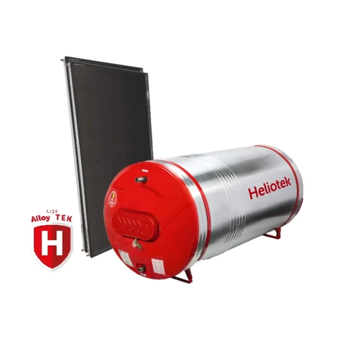 Kit Aquecimento Solar - 300 Litros - Alta Pressão p/ Água Agressiva - Reservatório INOX 316L  - HELIOTEK