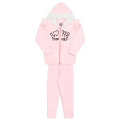 Conjunto Moletom com Jaqueta Love Yourself Lollipop Randa Mundu - Feminino