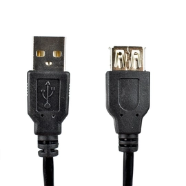 Cabo Extensor Usb 2.0 Evus C-007 a Macho x a Femea 3.0m Preto