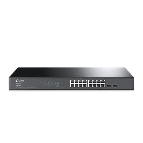 Switch Smart Gigabit C/ 16 Portas 10/100/1000 e 2 Slots Sfp Tl-sg2218 Smb