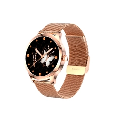 Smartwatch Level LVW-30MG, Tela Amoled de 1.32, Compatível com iOS e Android, Gold / Metal - 14222
