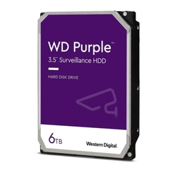 HDD WD PURPLE 6 TB PARA SEGURANCA / VIGILANCIA / DVR - WD64PURZ