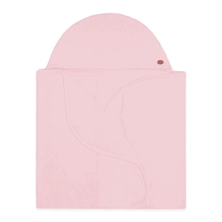 Maxi Toalha de Banho com Capuz Rosa Bebê
