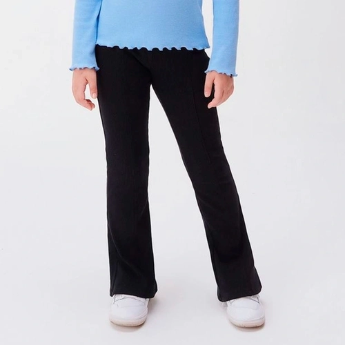 Calça Flare Básica Preta Hering - Feminina