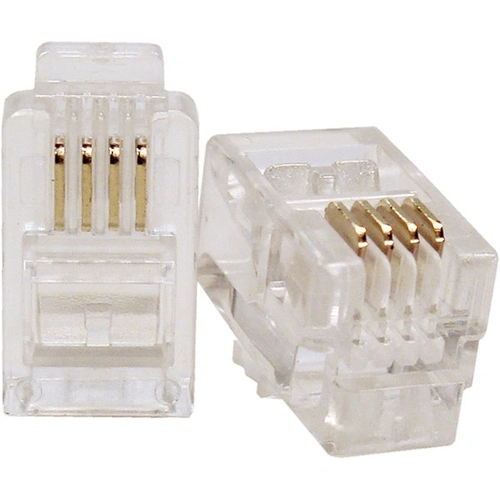 Plug Modular Rj-11 4x4 4 Vias C/10 Gigasat