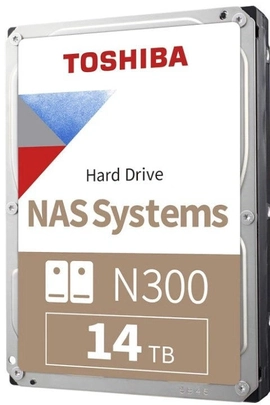 Hd Interno Toshiba 14tb 3,5' N300 Nas - Hdwg51exzsta