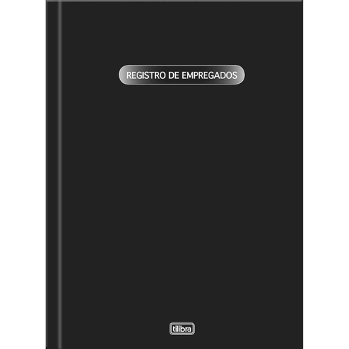 Livro Registro De Empregados, 100  Folhas, 218mm x 319mm - Tilibra