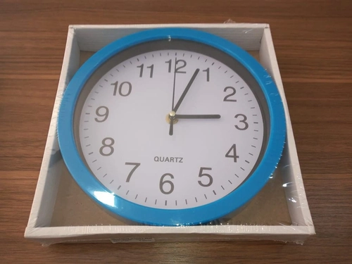 Relógio De Parede Azul