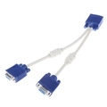 Adaptador Vga C/ Filtro Macho P/ 2 Vga Fêmea Cv-31