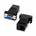 Adaptador Extensor Vga Femea Via Rj45 Até 30m Cat5/cat6 Ref. Le-5554
