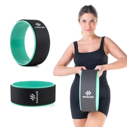 Roda Anel Yoga Pilates Magic Wheel Flow Exercicio Funcional