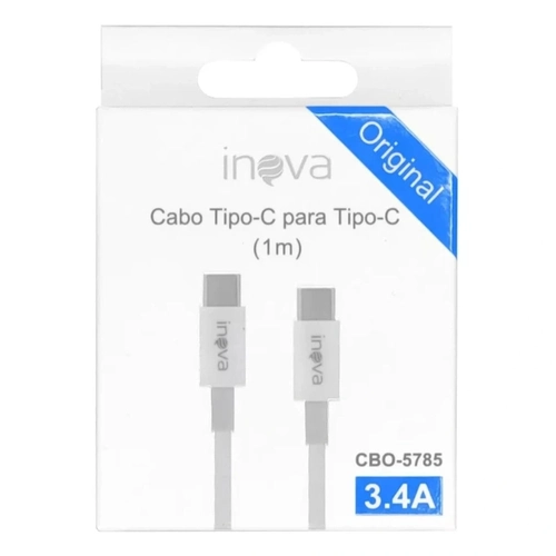 Cabo Celular Tipo C X Tipo C Inova 1 Metro Cbo-5785 3.4a - Inova