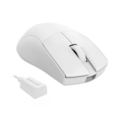 Mouse Gamer Redragon King Pro 4k 26000dpi 7 botões Branco M916W-