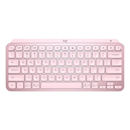 Teclado Logitech Mx Keys Mini Rosa Padrão Us - 920-010507-c