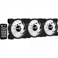 Kit 3 Coolers Aerocool Saturn 12 Pro Argb + Hub + Controle
