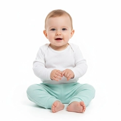 Mijão 100% Algodão Bebê Taita Unissex - Verde Claro