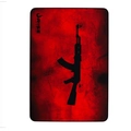 Mouse Pad Rise Gaming AK47 Médio (290x210mm) Vermelho - RG-MP-04-AKR