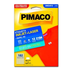 Etiqueta Adesiva Pimaco A5Q813 8,0 X 13,0mm com 12 Folhas