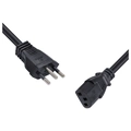 Cabo de Força Tripolar para Fonte 3x0,75 Mm 250v - 0,5m (10 Un)