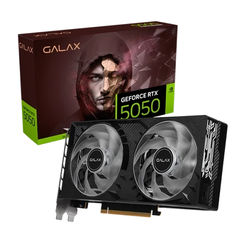 Placa de Vídeo 8GB RTX5050 Galax 1-Click OC - 55NSL8MHDCHD