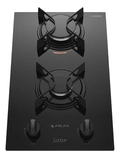 Cooktop 2 Bocas Preto Mesa De Vidro Atlas U Top Bivolt Preto