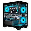 Gabinete Gamer K-MEX Aquario CG-01F9 Poseidon ll Preto - CG01F9RH001CB0X