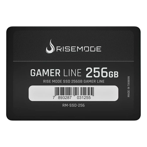 SSD RISE MODE GAMER Z SERIES 256GB, SATA III 2,5 , LEITURA: 535MB/S E GRAVACAO: 435MB/S - RM-SSD-256