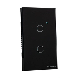 Interruptor Smart Wi-fi Touch 2 Preto Mis 1002 4850060