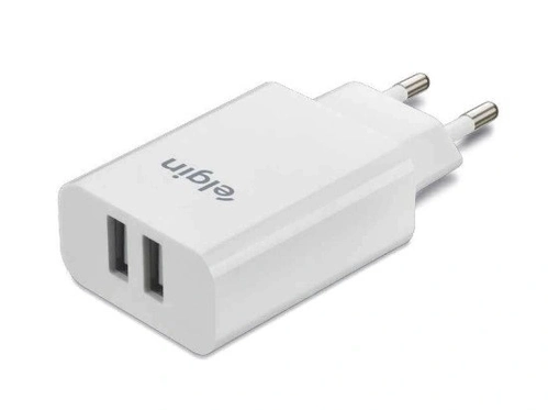 Carregador de Tomada Com 2 Saida Usb 5v 2.1a, Bivolt
