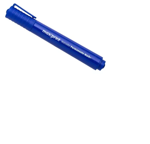 MARCADOR PERMANENTE AZUL MARK 5,7MM MAXPRINT