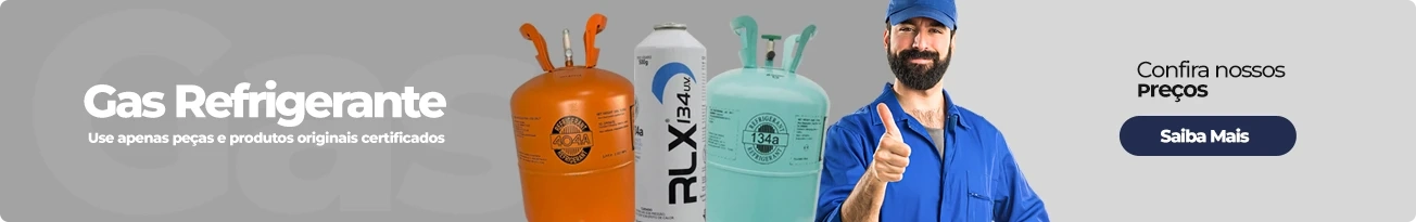 Gás Refrigerante Use apenas peças e produtos originais certificados.