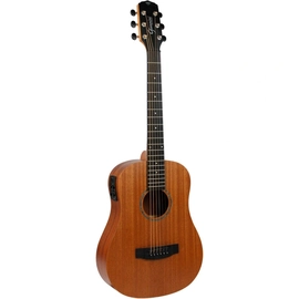 Violao Eletrico Aco Travel Gtg-36seq Natural Satin Giannini