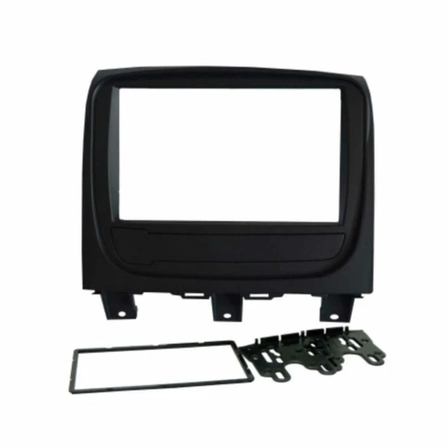 Moldura Fiamon 2 Din Fiat Palio Way 2015 e 2016 Preta